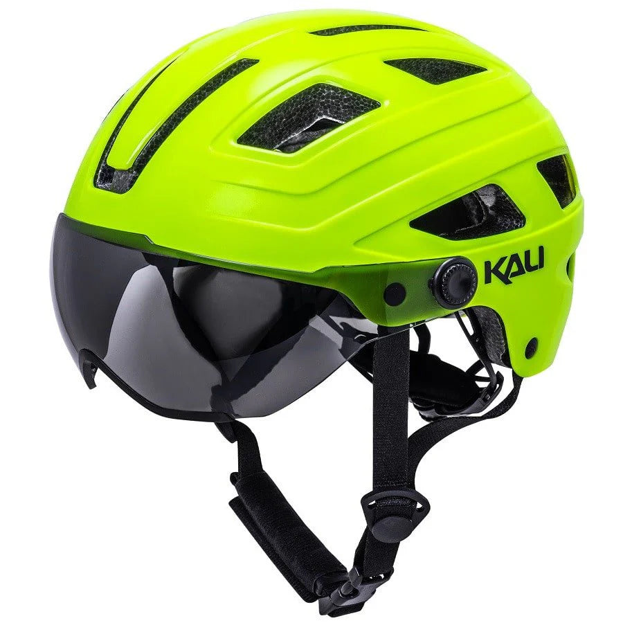 Casque Vélo avec Visière Kali CRUZ PLUS Jaune Fluo